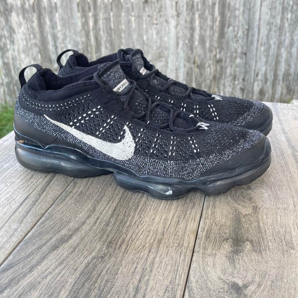Nike Air VaporMax 2023 Flyknit Mens 11 Black Anthracite Good DV1678-001 Sneakers